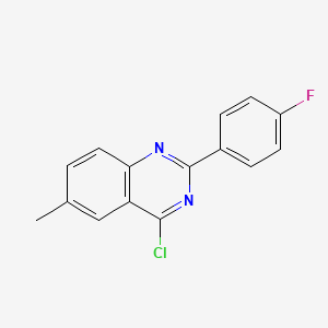 4-Chloro-2-(4-fluorophenyl)-6-methylquinazoline