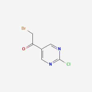 2-Bromo-1-(2-chloropyrimidin-5-yl)ethanone