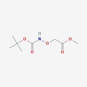 Acetic acid, [[[(1,1-dimethylethoxy)carbonyl]amino]oxy]-, methyl ester (9CI)