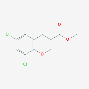 B1502170 6,8-Dichloro-chroman-3-carboxylic acid methyl ester CAS No. 885271-50-1