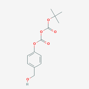molecular formula C13H16O6 B015022 p-O-t-Boc-benzyl Alcohol CAS No. 887353-38-0
