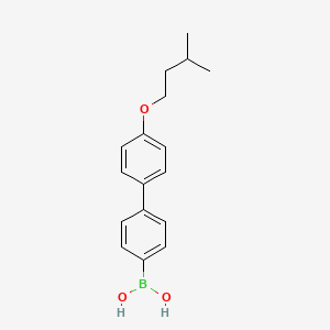 molecular formula C17H21BO3 B1502212 (4'-(Isopentyloxy)-[1,1'-biphenyl]-4-yl)boronic acid CAS No. 1072951-81-5