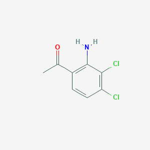 molecular formula C8H7Cl2NO B1502245 1-(2-Amino-3,4-dichlorophenyl)ethanone CAS No. 777067-75-1