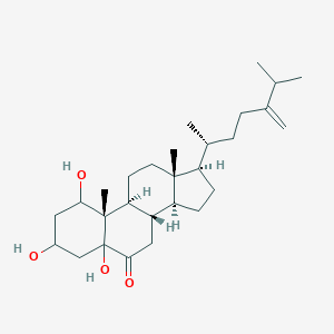 molecular formula C28H46O4 B150242 1,3,5-Trihydroxy-24-methylenecholestan-6-one CAS No. 138777-11-4