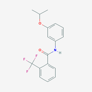 molecular formula C17H16F3NO2 B150245 氟环菌胺 CAS No. 66332-96-5