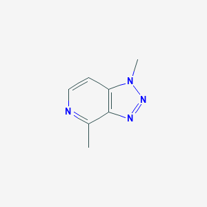 molecular formula C7H8N4 B150247 1,4-Dimethyltriazolo[4,5-c]pyridine CAS No. 129303-83-9