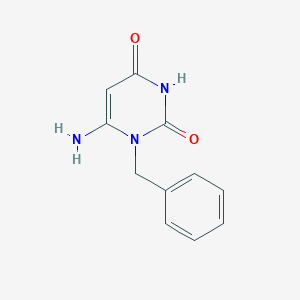 molecular formula C11H11N3O2 B015025 6-Amino-1-benzyluracil CAS No. 41862-11-7