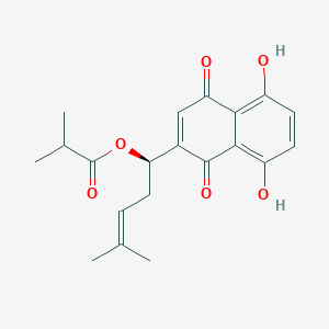 molecular formula C20H22O6 B150250 Isobutylshikonin CAS No. 52438-12-7