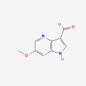 6-methoxy-1H-pyrrolo[3,2-b]pyridine-3-carbaldehyde