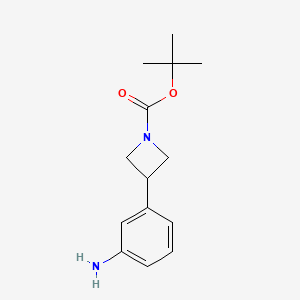 Tert-butyl 3-(3-aminophenyl)azetidine-1-carboxylate