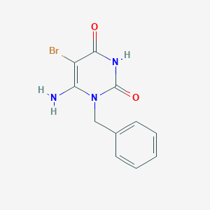 6-Amino-1-benzyl-5-bromouracil