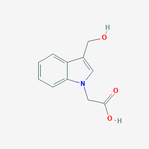 molecular formula C11H11NO3 B150265 [3-(Hydroxymethyl)-1H-indol-1-yl]acetic acid CAS No. 138423-99-1