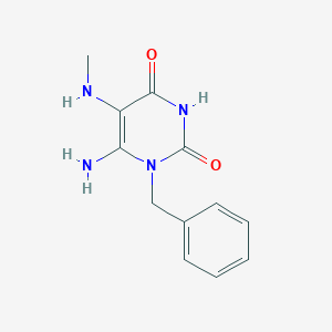 6-Amino-1-benzyl-5-methylaminouracil