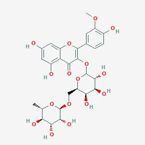 molecular formula C28H32O16 B150270 isorhamnetin 3-O-robinobioside CAS No. 53584-69-3