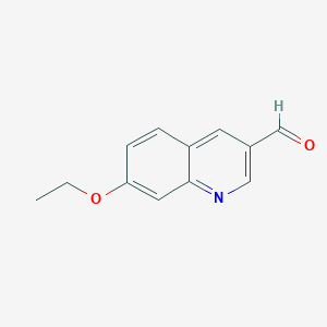 molecular formula C12H11NO2 B1502724 7-Ethoxyquinoline-3-carbaldehyde 