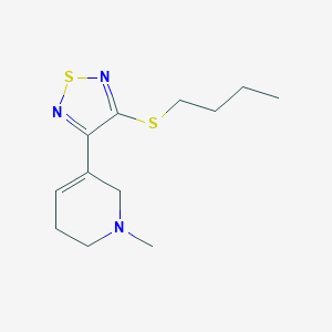 3-(3-Butylthio-1,2,5-thiadiazol-4-yl)-1,2,5,6-tetrahydro-1-methylpyridine