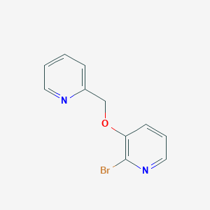 molecular formula C11H9BrN2O B1502803 2-Bromo-3-(pyridin-2-ylmethoxy)-pyridine CAS No. 1065484-77-6