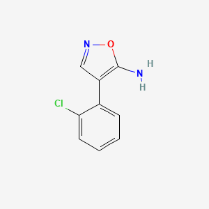 molecular formula C9H7ClN2O B1502808 4-(2-Chlorophenyl)isoxazol-5-amine 