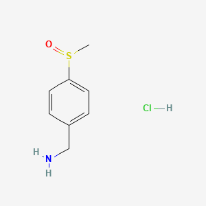 molecular formula C8H12ClNOS B1502940 (4-(Methylsulfinyl)phenyl)methanamine hydrochloride CAS No. 1189719-93-4