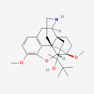 molecular formula C26H37NO4 B1502946 3-O-Methyl Norbuprenorphine CAS No. 16614-59-8