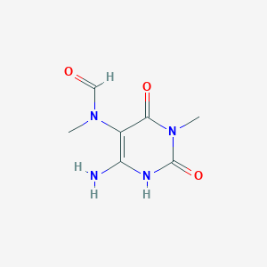 6-Amino-5-(N-formyl-N-methyl)-3-methyluracil