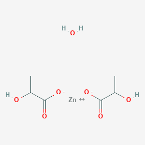 Zinc 2-hydroxypropanoate--water (1/2/1)