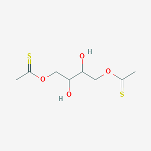 molecular formula C8H14O4S2 B1503154 Ethanethioic acid, S,S-(2,3-dihydroxy-1,4-butanediyl) ester CAS No. 37180-64-6