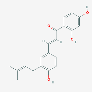 molecular formula C20H20O4 B150316 licoagrochalcone A CAS No. 202815-28-9
