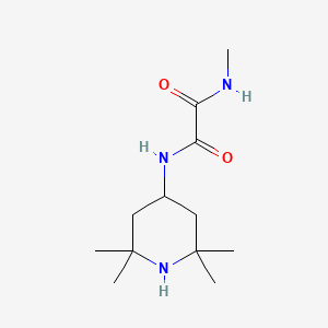 molecular formula C12H23N3O2 B15031792 N-methyl-N'-(2,2,6,6-tetramethylpiperidin-4-yl)ethanediamide 