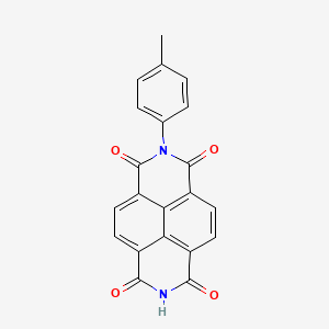 molecular formula C21H12N2O4 B15032126 2-(p-tolyl)benzo[lmn][3,8]phenanthroline-1,3,6,8(2H,7H)-tetraone 