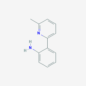 molecular formula C12H12N2 B1503271 2-(6-Methylpyridin-2-yl)aniline CAS No. 305811-31-8