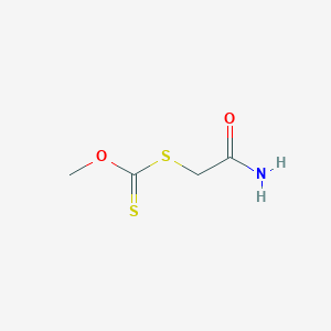 molecular formula C4H7NO2S2 B150329 S-(2-Amino-2-oxoethyl) o-methyl dithiocarbonate CAS No. 138111-22-5