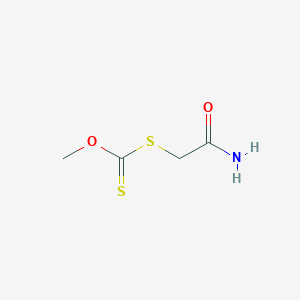 Acetamide, 2-methoxythiocarbonylthio-