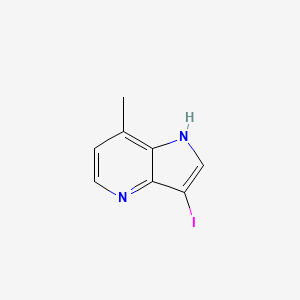 B1503302 3-Iodo-7-methyl-1H-pyrrolo[3,2-B]pyridine CAS No. 1190312-40-3