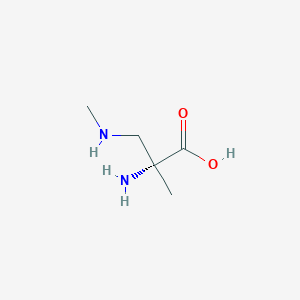 (2R)-2-amino-2-methyl-3-(methylamino)propanoic acid