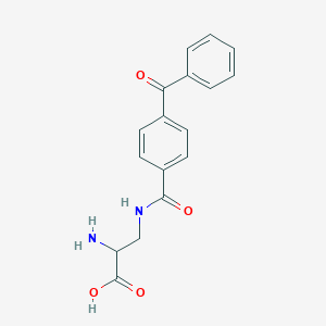 molecular formula C17H16N2O4 B015034 2-amino-3-[(4-benzoylbenzoyl)amino]propanoic Acid CAS No. 1219200-12-0