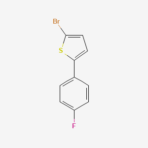 molecular formula C10H6BrFS B1503450 2-Bromo-5-(4-fluorophenyl)thiophene CAS No. 1073313-97-9