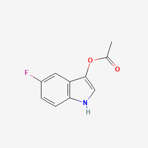 molecular formula C10H8FNO2 B1503455 5-Fluoro-1H-indol-3-YL acetate CAS No. 3849-75-0