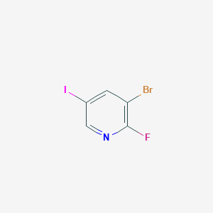 molecular formula C5H2BrFIN B1503475 3-Bromo-2-fluoro-5-iodopyridine CAS No. 697300-72-4
