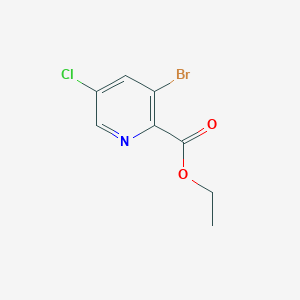molecular formula C8H7BrClNO2 B1503514 Ethyl 3-bromo-5-chloropicolinate CAS No. 1214357-95-5