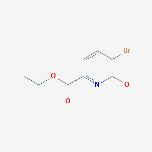 molecular formula C9H10BrNO3 B1503516 Ethyl 5-bromo-6-methoxypicolinate CAS No. 1214337-82-2