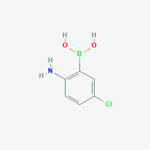 molecular formula C6H7BClNO2 B1503521 (2-Amino-5-chlorophenyl)boronic acid CAS No. 1003042-41-8