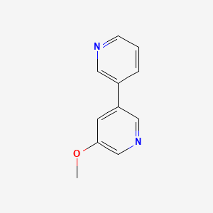 molecular formula C11H10N2O B1503524 5-Methoxy-3,3'-bipyridine CAS No. 1190645-04-5
