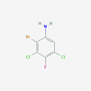 molecular formula C6H3BrCl2FN B1503529 2-Bromo-3,5-dichloro-4-fluoroaniline CAS No. 1092350-32-7