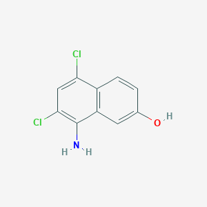 molecular formula C10H7Cl2NO B1503542 8-Amino-5,7-dichloronaphthalen-2-OL CAS No. 497151-50-5