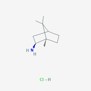 molecular formula C10H20ClN B1503552 (1R,2S)-1,7,7-Trimethyl-bicyclo[2.2.1]hept-2-ylamine hydrochloride CAS No. 73657-24-6