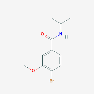 molecular formula C11H14BrNO2 B1503557 N-Isopropyl 4-bromo-3-methoxybenzamide CAS No. 1072944-42-3