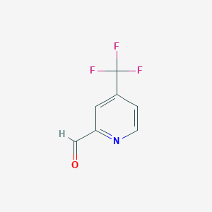 molecular formula C7H4F3NO B150356 4-(Trifluoromethyl)pyridine-2-carbaldehyde CAS No. 132470-83-8