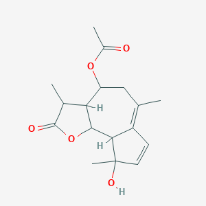 molecular formula C17H22O5 B150360 母菊素 CAS No. 29041-35-8