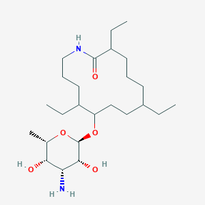 molecular formula C25H48N2O5 B150367 Fluvirucin B3 CAS No. 137120-29-7